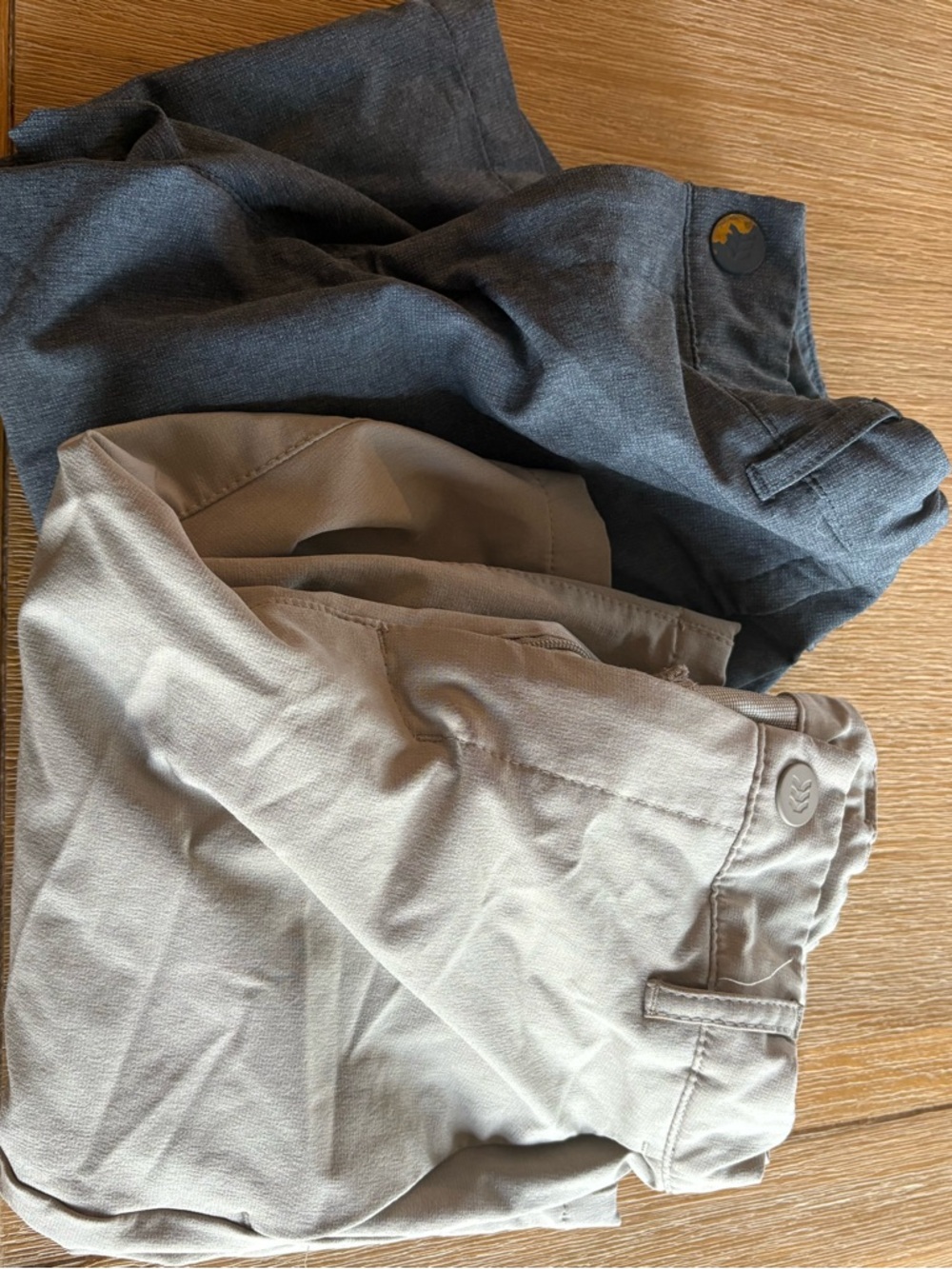 all in motion Kids Golf Shorts - Gray and Khaki